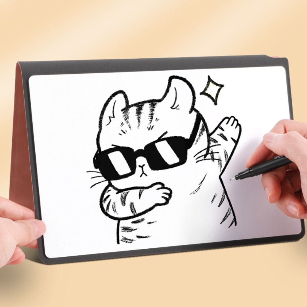 A5 Reusable Whiteboard Notebook with Erasing Cloth