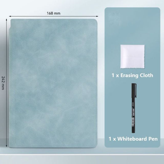 A5 Reusable Whiteboard Notebook with Erasing Cloth